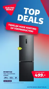 Electro World folder voorblad