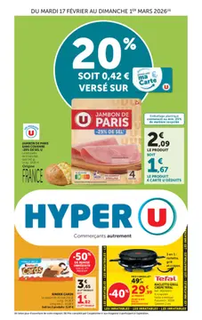 Hyper U couverture de brochure
