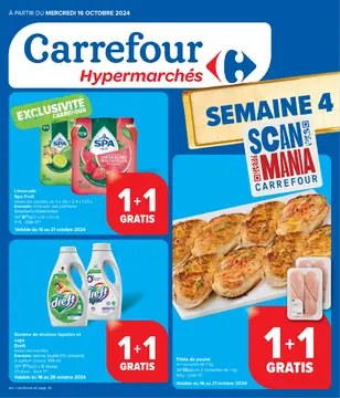 Carrefour couverture de brochure