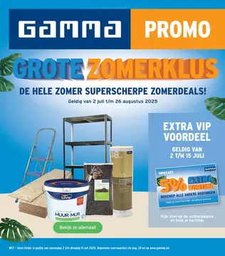 GAMMA folder voorblad