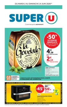Super U couverture de brochure