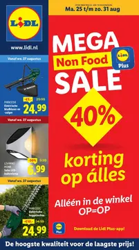 Lidl folder voorblad