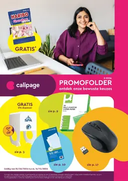 Calipage folder voorblad