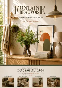 Fontaine Beauvois couverture de brochure