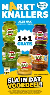 Boon's Markt folder voorblad