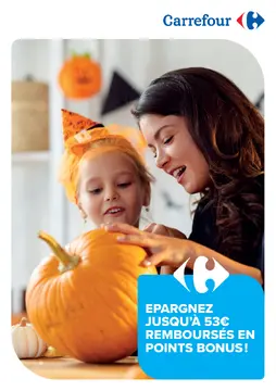 Carrefour couverture de brochure