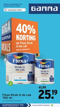 GAMMA folder voorblad