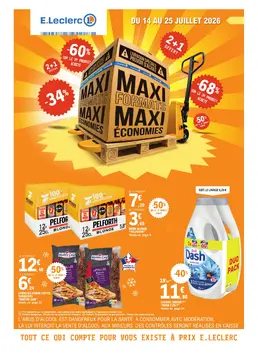 E.Leclerc couverture de brochure