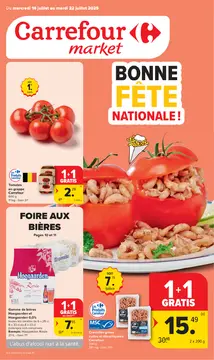Carrefour Market couverture de brochure
