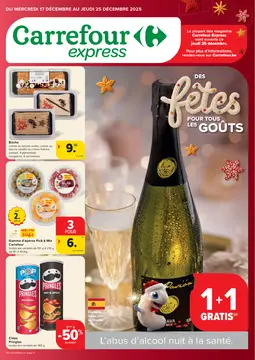Carrefour couverture de brochure