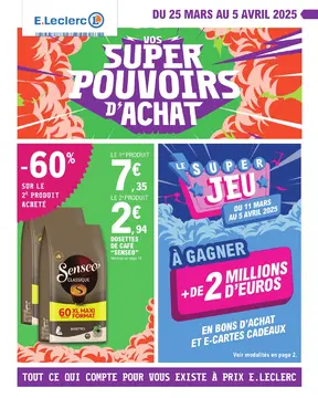E.Leclerc couverture de brochure