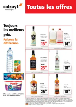 Colruyt couverture de brochure