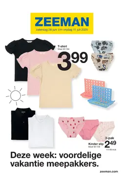 Zeeman folder voorblad