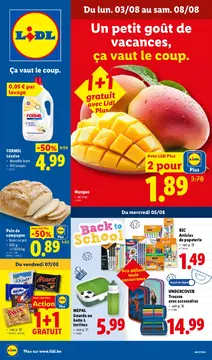 Lidl couverture de brochure