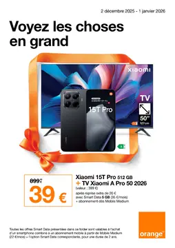 Orange couverture de brochure