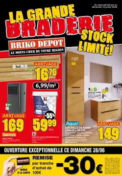 Briko Depot couverture de brochure