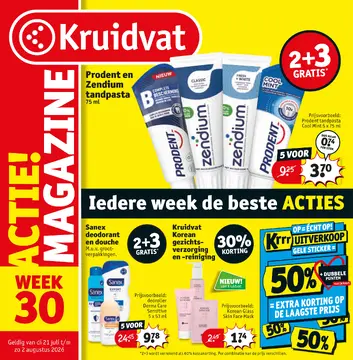 Kruidvat folder voorblad