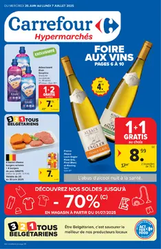 Carrefour couverture de brochure