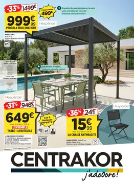 Centrakor couverture de brochure