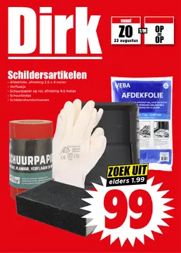 Dirk kanskoopjes folder voorblad