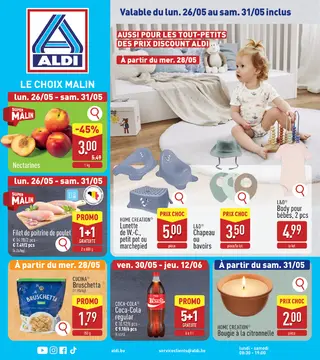 ALDI couverture de brochure
