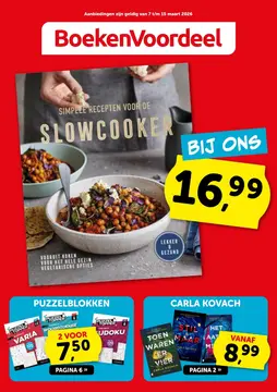 BoekenVoordeel folder voorblad