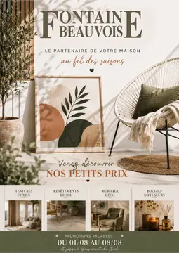 Fontaine Beauvois couverture de brochure