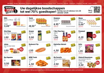 Budget Food Weekfolder folder voorblad
