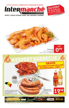 Intermarché couverture de brochure