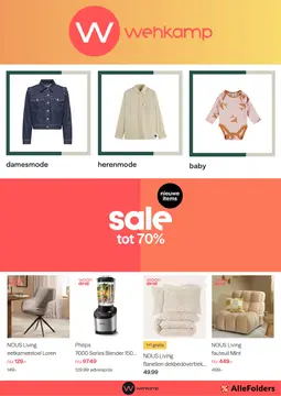 Wehkamp folder voorblad
