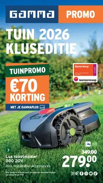 GAMMA Tuin folder voorblad