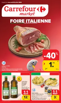 Carrefour Market couverture de brochure
