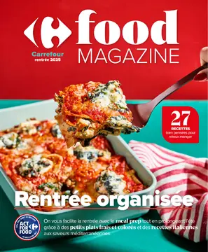 Carrefour couverture de brochure