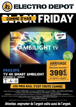 Electro Depot couverture de brochure