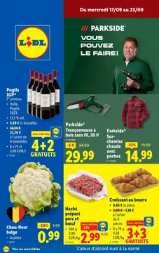 Lidl couverture de brochure