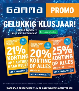 GAMMA folder voorblad