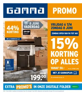 GAMMA folder voorblad