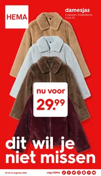 HEMA folder voorblad