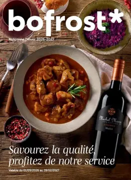 Bofrost couverture de brochure