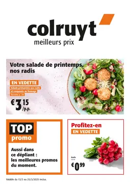 Colruyt couverture de brochure