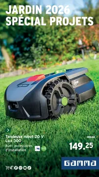 GAMMA Jardin spécial projects couverture de brochure