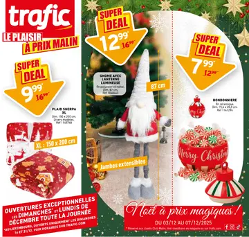 Trafic couverture de brochure