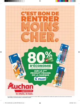 Auchan couverture de brochure
