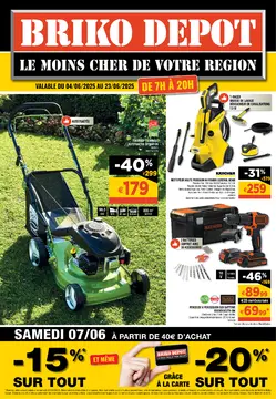 Briko Depot couverture de brochure