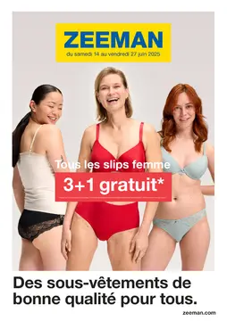 Zeeman couverture de brochure