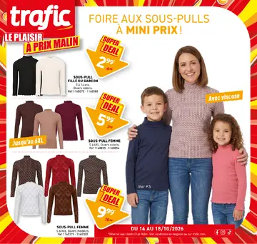 Trafic couverture de brochure