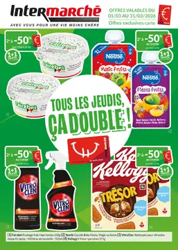 Intermarché couverture de brochure