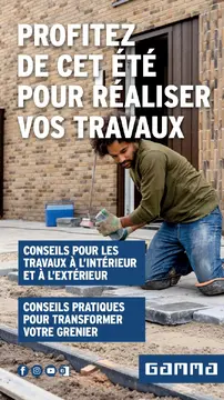 GAMMA Guide de bricolage couverture de brochure