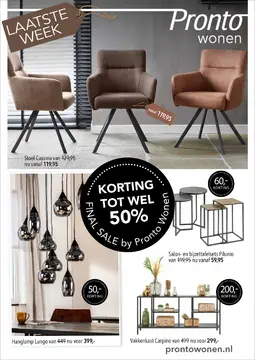 Pronto Wonen folder voorblad