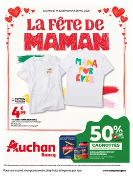 Auchan Roncq couverture de brochure